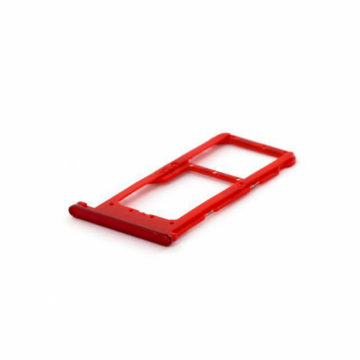 Original Trappe de Carte SIM Huawei P Smart Plus / Nova 3I INE-LX1 INE-L21 Rouge